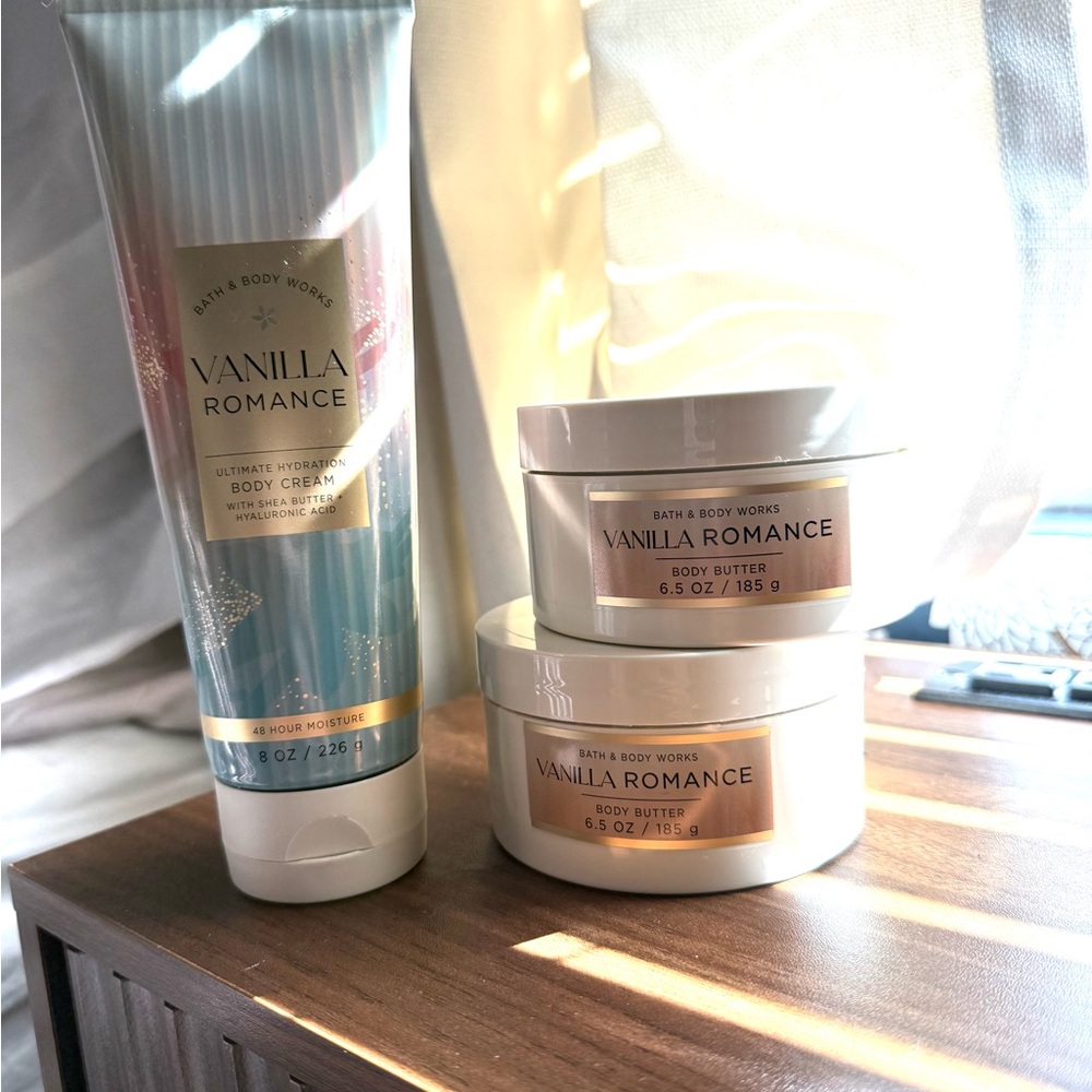 Bath & Body Works Vanilla Romance Body Care Trio